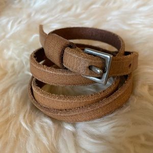 Anthropologie | Linea Pelle Skinny Leather Belt